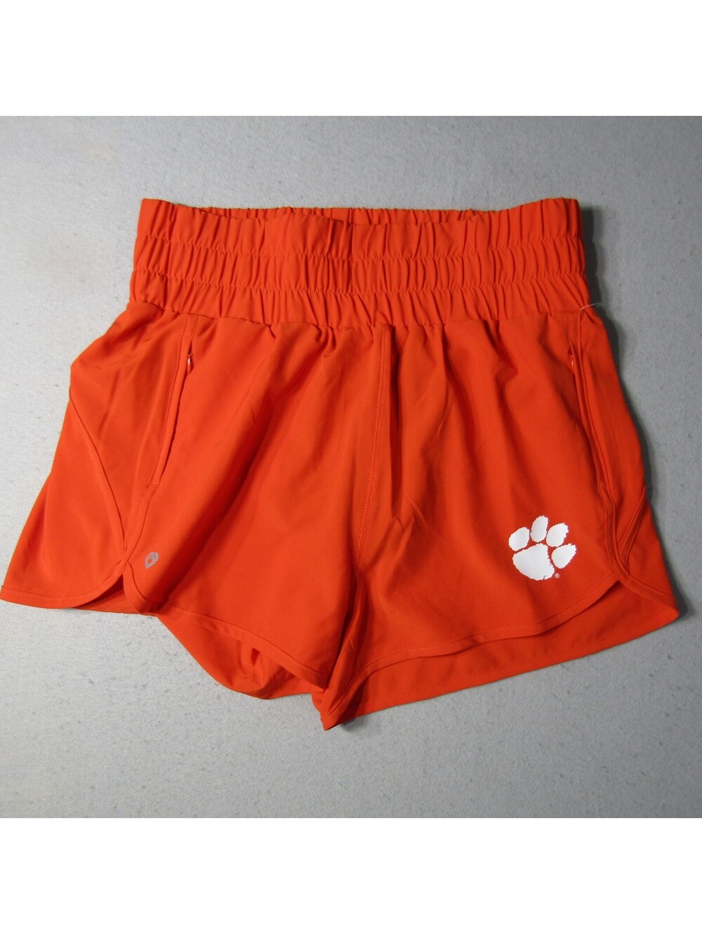 NWT Colosseum Clemson Tigers Corange Stop by High Waist Shorts Women's M Orange